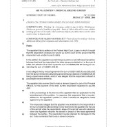 Air Via Ltd. v. Oriental Airlines Ltd