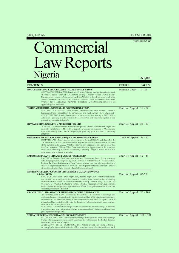 DECEMBER 2004 – Editorial