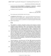 Lagos State Dev. & Property Co. v. Adold Stamm Int’l Nig Ltd & Anor