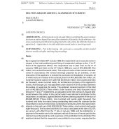 Bellview Airlines Limited v. Aluminium City Limited