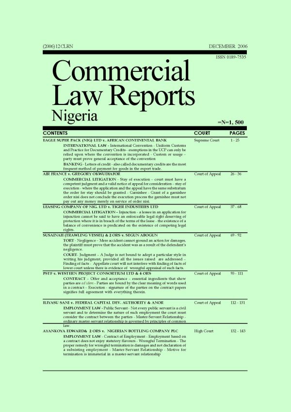December 2006 - Volume