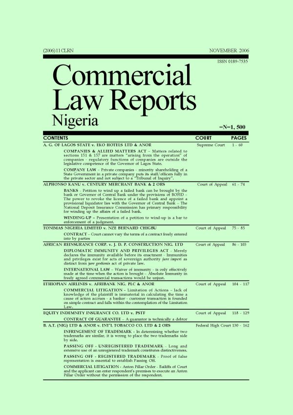 November 2006 - Volume