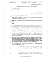 Total Nigeria Plc v. Chief A. N. Morkah