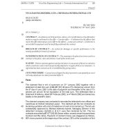 Viva-Das Engineering Ltd v. Creseada International Ltd