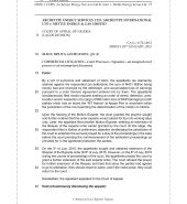 ARCHETYPE ENERGY SERVICES LTD & ANOR v. METTLE ENERGY & GAS LTD