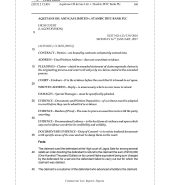 Aquitane Oil & Gas Ltd. v. Stanbic IBTC Bank Plc.