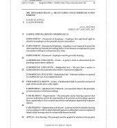 Benjamin Billie v. Multi-Links Telecommunication Ltd.