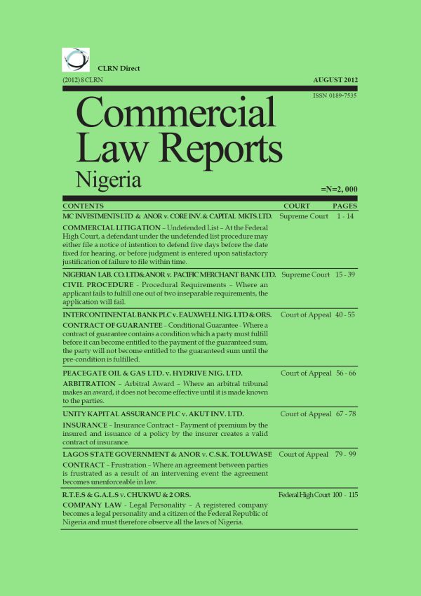 August 2012 - Volume