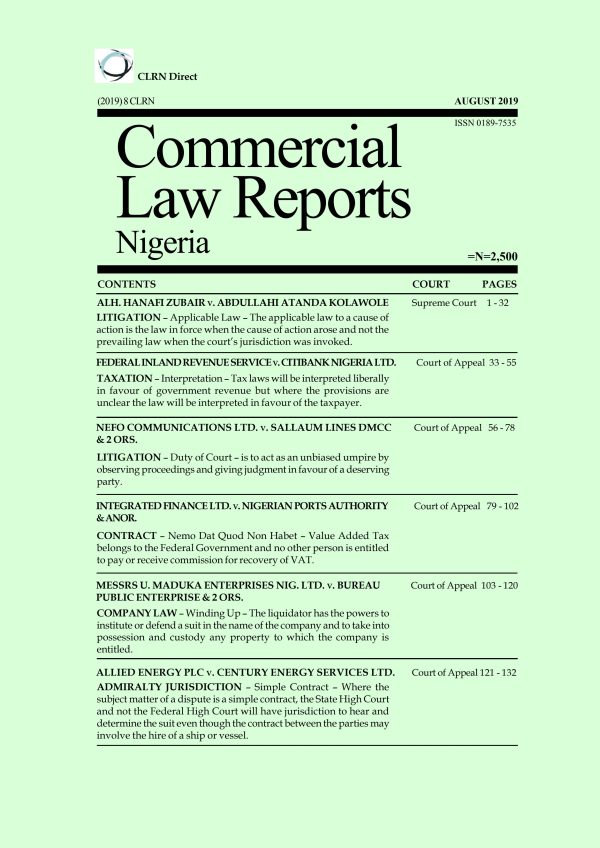 August 2019 - Volume