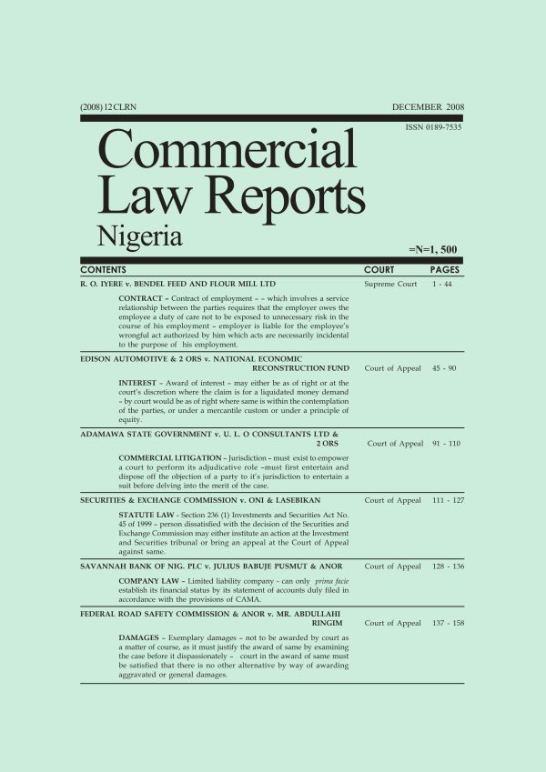 December 2008 - Volume