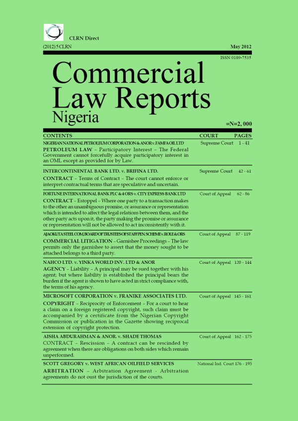May 2012 - Volume