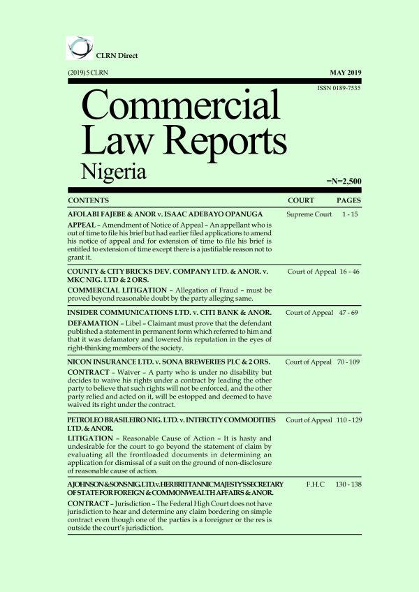 May 2019 - Volume