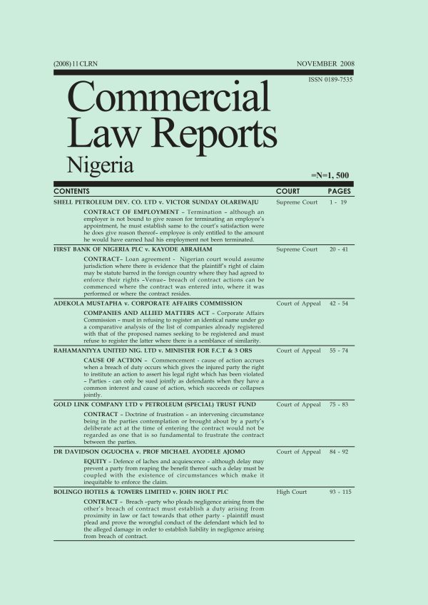 November 2008 - Volume