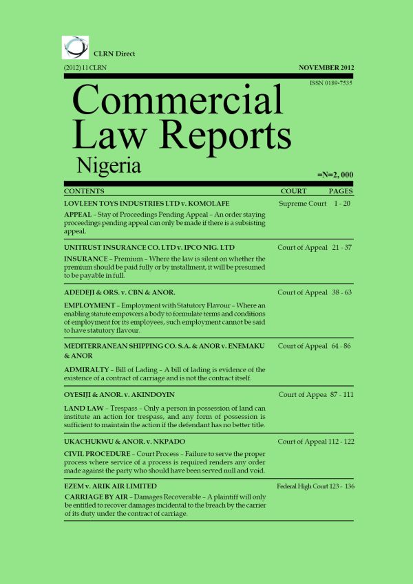 November 2012 - Volume