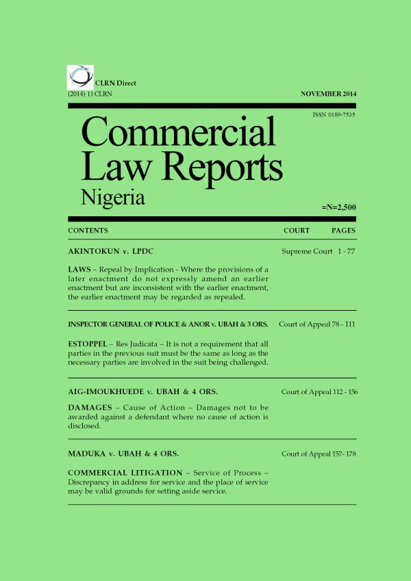 November 2014 - Volume