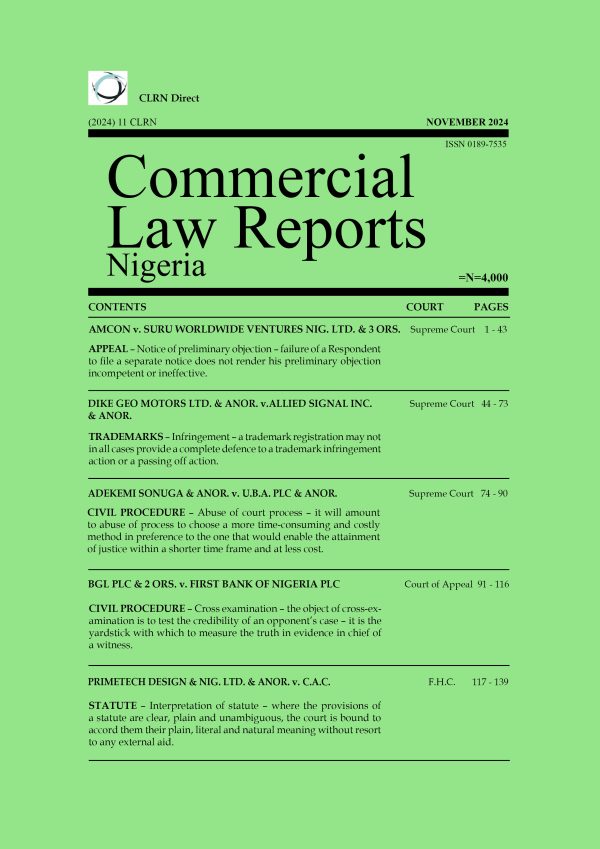 November 2024 - Volume