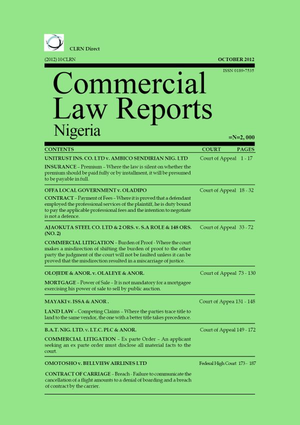 October 2012 - Volume