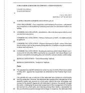 CORA FARMS & RESOURCES LTD. v. UNION BANK PLC