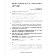 M.R.S Oil & Gas Company Ltd. v. Dock Management Ltd.