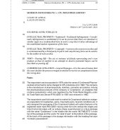 MORISON INDUSTRIES PLC v. CPL INDUSTRIES LTD.