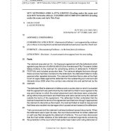 MTV Networks Africa (PTY Ltd) v. Leaders & Company Ltd.