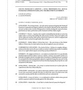 NICON INSURANCE LTD. v. SONA BREWERIES PLC & 2 ORS.