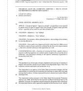 NIGERIAN AGIP OIL COMPANY LIMITED v. DELTA STATE ENVIRONMENTAL PROTECTION AGENCY