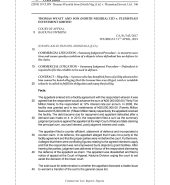 THOMAS WYATT & SONS (NORTH NIG.) LTD. v. PLUMSTEAD INVEST. LTD.