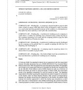 Xpress Partners Ltd. v. BGL Securities Ltd.