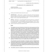Aye-Fenus Ent. Ltd v. Saipem Nig. Ltd