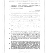NWANKWO & ANOR v. ECUMENICAL DEV. CO-OPERATIVE SOCIETY U.A